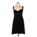 Jones Wear Dress Cocktail Dress - Mini Sweetheart Sleeveless: Black Print Dresses - Women's Size 16