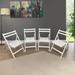 Set of 4 Foldable Wooden Special Event Chairs