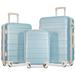 3pcs Hardshell Luggage Sets Lightweight Expandable Suitcase