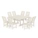 POLYWOOD® Martha Stewart Square 8 - Person 5905" L Outdoor Restaurant Dining Set Plastic in Brown | 5905 W x 59.38 D in | Wayfair PWS1620-1-SA
