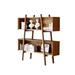 RARLON Solid Wood Standard Bookcase Wood in Brown/Green | 62.99 H x 47.24 W x 11.81 D in | Wayfair 01GZJ38AFTOTB7AOEVT