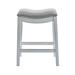 Charlton Home® Mcgreevy Bar & Counter Stool Wood/Upholstered in Gray/White | Bar Stool (30" Seat Height) | Wayfair 3D914A8ACF6041EAA4B923D1A7A8B8C3