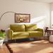 Willa Arlo™ Interiors Siniard 70" Upholstered Sofa Velvet/Manufactured Wood/Polyester in Yellow | 33.07" H X 71.65" W X 36.69" D | Wayfair