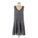 Maeve Casual Dress - A-Line: Gray Chevron/Herringbone Dresses - New - Women's Size Medium