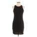 Wild Fable Casual Dress - Mini High Neck Sleeveless: Black Print Dresses - Women's Size Large