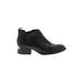 Alexander Wang Ankle Boots: Slip-on Chunky Heel Casual Black Solid Shoes - Women's Size 38 - Round Toe