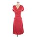 Max Studio Casual Dress - Wrap: Red Dresses - Women's Size Small