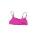 Athleta Swimsuit Top Pink Solid Square Swimwear - Women's Size X-Small