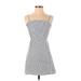 Kimchi Blue Casual Dress - Mini: Gray Stripes Dresses - Women's Size X-Small