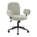 Orren Ellis Polyester Office Chair Upholstered in Gray | 39.2 H x 25.2 W x 27 D in | Wayfair F025B323F5594CEE92EF9E02A49C9C21