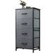 17 Stories Zekarias 4 - Drawer Dresser Metal in Gray | 38.1 H x 17.7 W x 11.8 D in | Wayfair CC6C0128EC3148D596DFC7A8041906BC