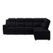 Latitude Run® 2 - Piece Faux Leather Reclining Sectional Faux Leather in Black | 39.8 H x 110.2 W x 78.8 D in | Wayfair