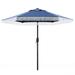 Arlmont & Co. Winon 90" Market Umbrella w/ Crank Lift in Blue/Navy | 84.6 H x 90 W x 90 D in | Wayfair AD8234328EC247F08165C05997E05A90