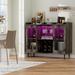 17 Stories Ranson Bar w/ Wine Storage Wood in Brown/Gray | Wayfair BE4CBDA609C9483DA987DF35D04CE784