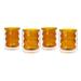 Joss & Main Vigo Drinking Glass Set Glass in Brown | 3.7 H in | Wayfair A6E843063FEC443F9BBFD98404AFB79A
