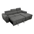Gray Sectional - Latitude Run® 97 inch Convertible Sectional Sofa w/ Storage Chaise Microfiber/Microsuede | 31.875 H x 96.5 W x 65.5 D in | Wayfair