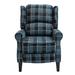 Accent Chair - August Grove® Lillian 24.5" Wide Reclining Velvet in Blue | 40.5 H x 24.5 W x 33 D in | Wayfair ED9CE9E8B2D5471FB12729A506800E20