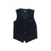 Andy & Evan Tuxedo Vest: Black Solid Jackets & Outerwear - Kids Boy's Size 7