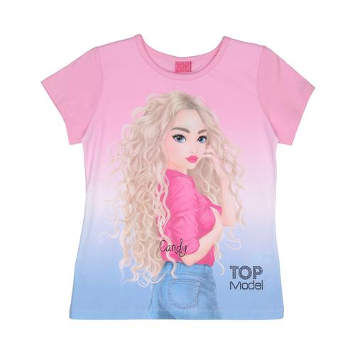 - T-Shirt Topmodel In Pink Frosting, Gr.152