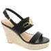 Tommy Hilfiger Kharie - Womens 7.5 Black Sandal Medium