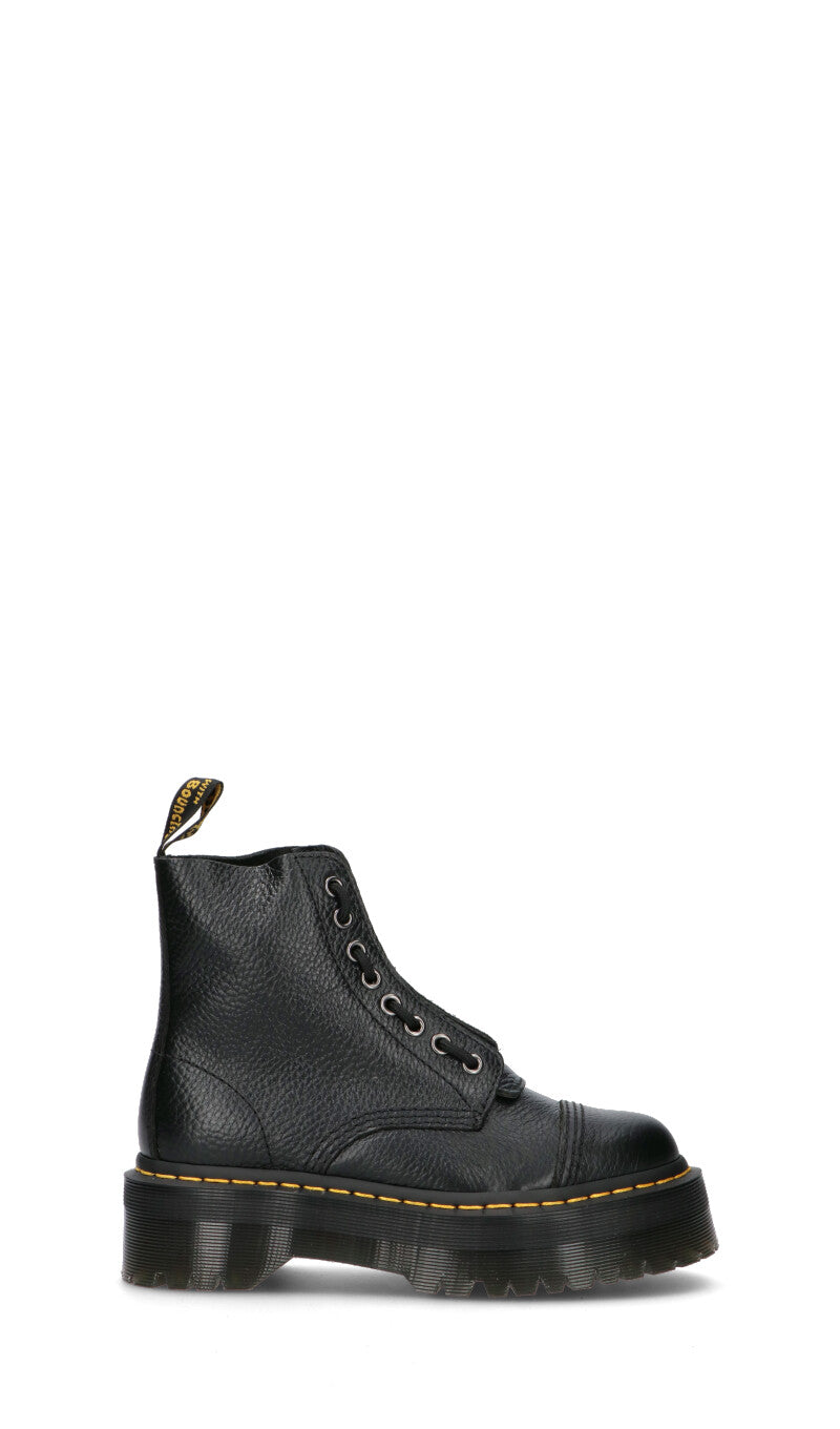 DR. MARTENS Anfibio donna nero in pelle