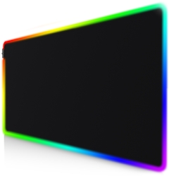 Titanwolf XXXL RGB Gaming Mauspad - 1200 x 600 mm - Mousepad - LED Multi Color - 7 LED Farben Plus 4 Effektmodi - für Präzision und Geschwindigkeit Image