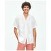 Brooks Brothers Men's Irish Linen Short Sleeve Guayabera Shirt | White | Size 2XL