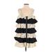 Opening Ceremony Casual Dress - Mini V Neck Sleeveless: Ivory Dresses - New - Women's Size Small