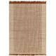 Tapis moderne en laine tissé main rouge 160x230 cm