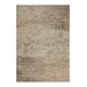 Tapis design pure laine et viscose tons de beige à relief 110x170