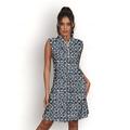 Per donna Abito da golf Nero Senza Maniche Floreale Abbigliamento da golf da donna Abbigliamento Abiti Abbigliamento