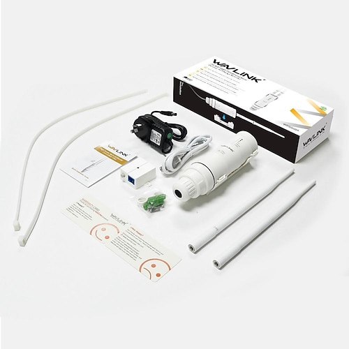 wavlink ultima tecnologia 1200mbps ad alta potenza 4x7dbi antenne dual band 2.4ghz amp; 5 ghz gigabit ethernet outdoor resistente alle intemperie router wifi/ap ripetitore bianco