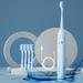 Home Supplies On Sale Surpdew Electric Toothbrush Low Noise Portable Smart Timer Electric Toothbrush Ipx7 Water Electric Toothbrush Vibration Blue Free Size