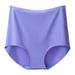 YWDJ Period Underwear for Women Plus Size Lightweight High Waist No Show Oversized and Ultra-high Underwear Underwear Underwear Purple L