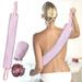 Feledorashia 3 PCS Shower Gloves Balls Back Scrubber Sets 2 x Shower Gloves 2 x Shower Balls 2 x Bath Back Scrubber for Shower Spa Massage and Body Scrubs Dead Skin Cell Remover