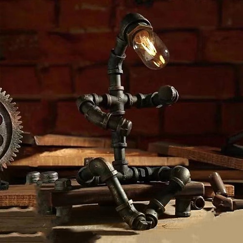 Nachttischlampe, Tischlampe, moderne Retro-Tischlampe, 1 Stück, Nachttischlampe für Nachttisch, Schlafzimmer, Wohnzimmer, Kinderzimmer, Studentenwohnheim, 85–265 V Image