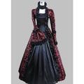 Spitze Rokoko Viktorianisch Bodenlang Kleid Partykostüm Maskerade Übergröße Kundenspezifische Marie Antoinette Spitze Ballkleid Damen Party Abschlussball Karneval von Venedig Kleid