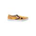 BucketFeet Sneakers: Slip On Platform Feminine Yellow Color Block Shoes - Women's Size 7 - Almond Toe