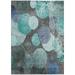 Addison Rugs Chantille ACN556 Teal 9 x 12 Indoor Outdoor Area Rug Easy Clean Machine Washable Non Shedding Bedroom Living Room Dining Room Kitchen Patio Rug