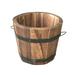 Flower Vase Balcony Garden Planter Round Wood Planters Flat Mouth Planter Rectangle Vintage Wooden Bamboo