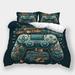 Bedroom Decor 3D Gamepad Printed Quilt Cover Duvet Cover Pillowcase Girl Boy Highend Bed Set California King (98 x104 )