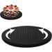 2 Pack 12 Inch Heavy Duty Rotating Swivel Smooth Rotating Lazy Susan Turntable with Steel Ball Bearings for Monitor TV Potted Plants