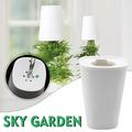 KANY Flower Pots Outdoor Clearance Indoor Sky Upside Down Recycled Hanging Planter Pot Upside Down Sky Planting Pot Flower Pots for Indoor Plants