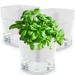 Tysrjsv 3Pcs Self Watering Plant Pot with Cotton Rope Plastic Automatic Watering Flower Pot Multifunctional Plant and Flower Pot Self Watering Pot