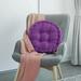 Home Decor Chair Cushion Round Cotton Upholstery Soft Padded Pad Office Or Car Decorations For Bedroom Outdoor Cushions Purple