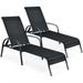 Adjustable Outdoor Lounge Chair Set - 1 package includes 2 x Lounge chair + 1 x Instruction - 40.0 - Relax in style and comfort outdoors!