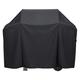 Jaxnfuro Grill Cover Comaptible with Char Broil Deluxe Gas & Charcoal Combo Grill Model 463724514 Outdoor Waterproof Marine Black Cover Dimensions 66.8 W x 24.3 D x H