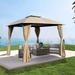 Outdoor Patio Garden Gazebo Canopy - 10x10 Ft - 131.22 - Elevate your outdoor space with style and durability!