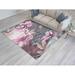 Decorative Rugs Office Rugs Flower Rugs Entryway Rugs Pink Peony Painting Rugs Pink Peony Rugs Pink Flower Rug Accent Rug Home Decor 2.6 x4 - 80x120 cm