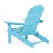 Christopher Knight Home Hanlee Outdoor Rustic Acacia Wood Folding Adirondack Chair (Set of 2) by Teal 2